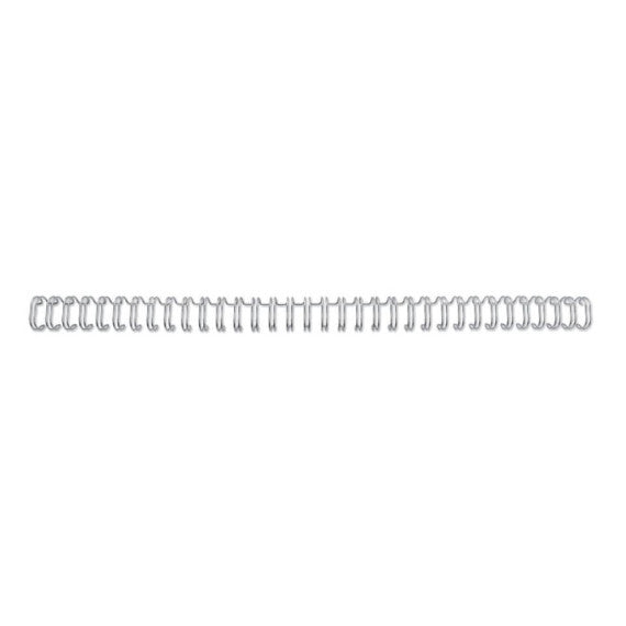 Spirali metalliche a 34 anelli GBC WireBind 6 mm A4 argento - fino a 55 fogli - conf. 100 pezzi - RG810497