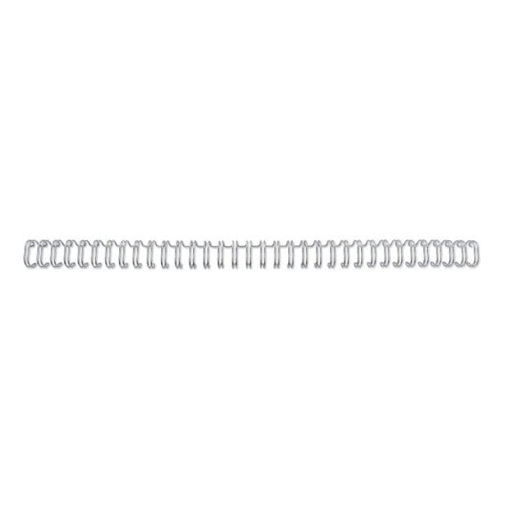 Spirali metalliche a 34 anelli GBC WireBind 9 mm A4 argento - fino a 85 fogli - conf. 100 pezzi - RG810697