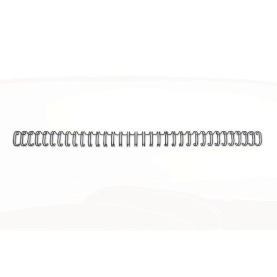 Spirali metalliche a 34 anelli GBC Wirebind 9 mm a4 nero conf da 100 spirali - RG810610