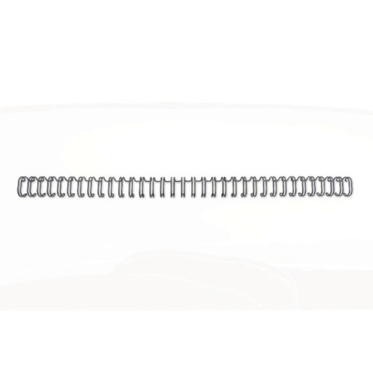 Spirali metalliche a 34 anelli GBC Wirebind 9 mm a4 nero conf da 100 spirali - RG810610