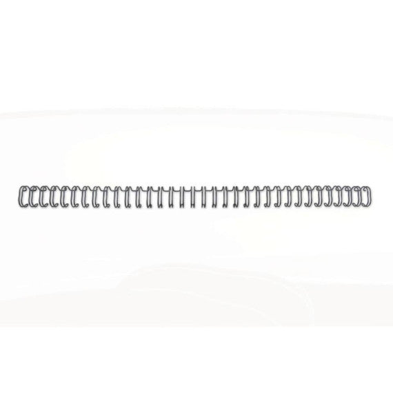 Spirali metalliche a 34 anelli GBC Wirebind 9 mm a4 nero conf da 100 spirali - RG810610
