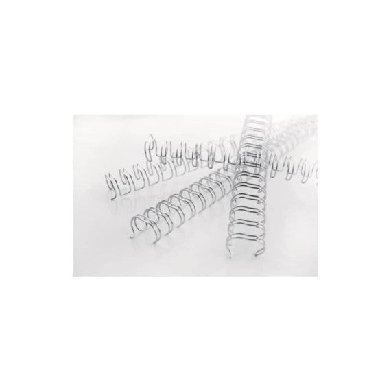 Spirali metalliche a 34 anelli GBC Wirebind 9 mm a4 nero conf da 100 spirali - RG810610