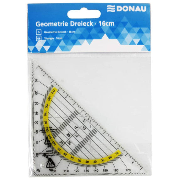 Squadra con goniometro Donau senza impugnatura 16 cm 4210001-00