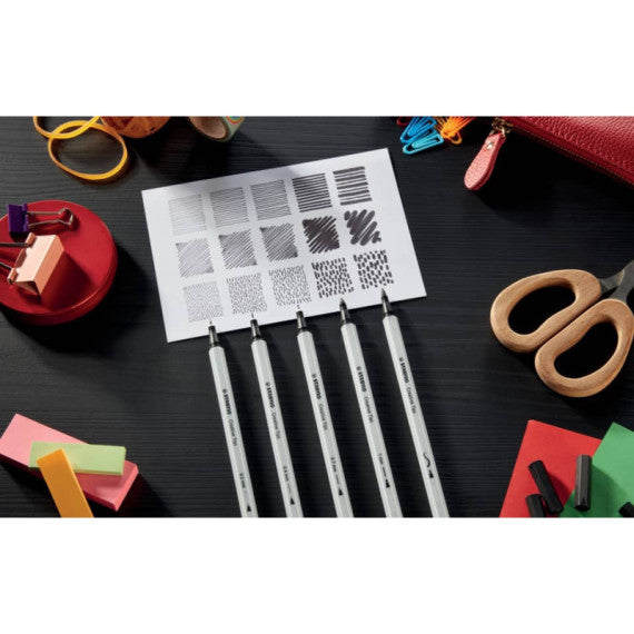 Stabilo Creative Tips - conf. 5 pz - nero 89/5-1-20