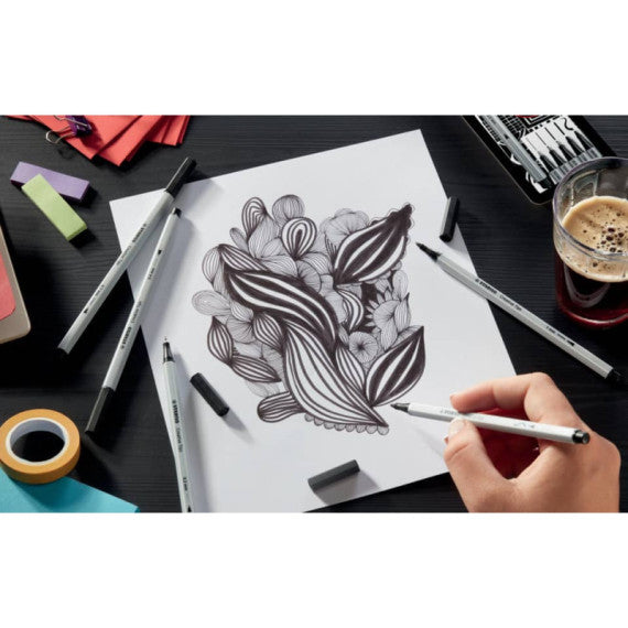 Stabilo Creative Tips - conf. 5 pz - nero 89/5-1-20