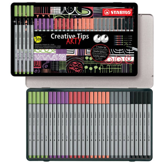Stabilo Creative Tips - conf. 50 pz - colori classic 89/30-6-2-20