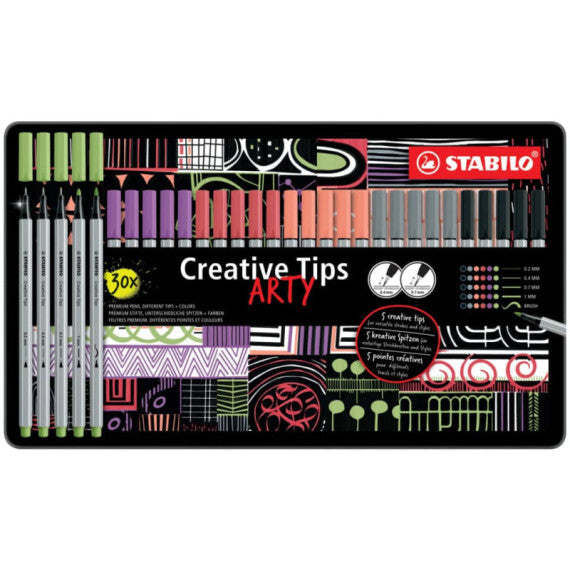 Stabilo Creative Tips - conf. 50 pz - colori classic 89/30-6-2-20