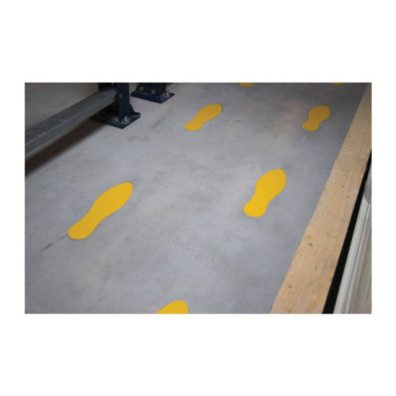 Sticker segnaletici adesivi Tarifold PRO® di sicurezza - impronta 280x84 mm giallo  Conf. 10 pezzi - B197804