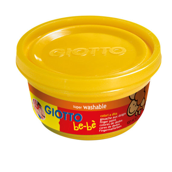 Supercolori a dita - 100 ml  - rosso, blu, giallo - Giotto bebe - conf. 3 pezzi