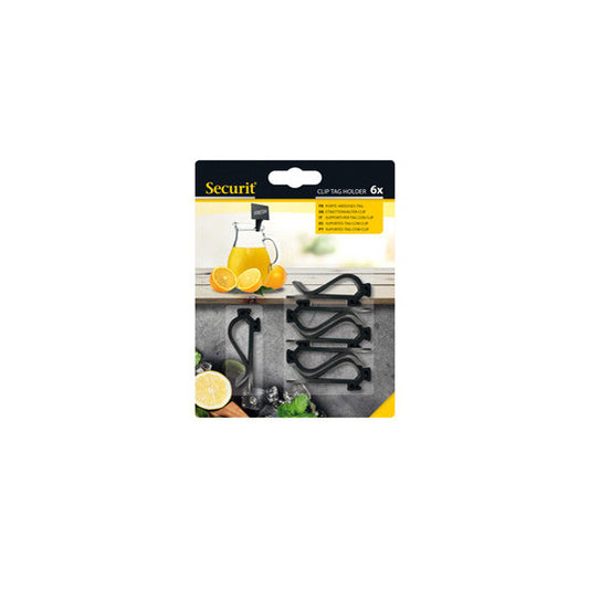Supporti clip per targhette - Securit - set 6 pezzi