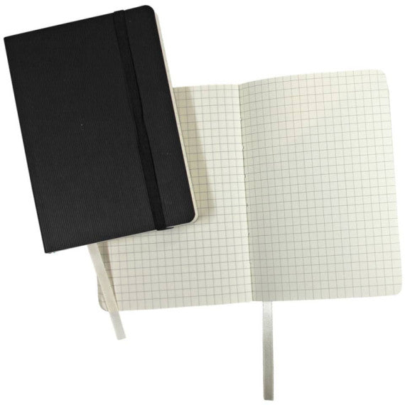Taccuini Donau 95 ff quadretti A6 nero 1346100-01
