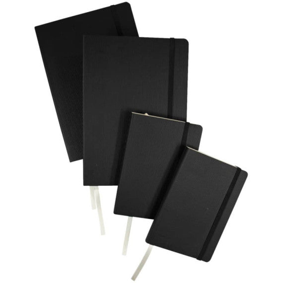 Taccuini Donau 95 ff quadretti A6 nero 1346100-01