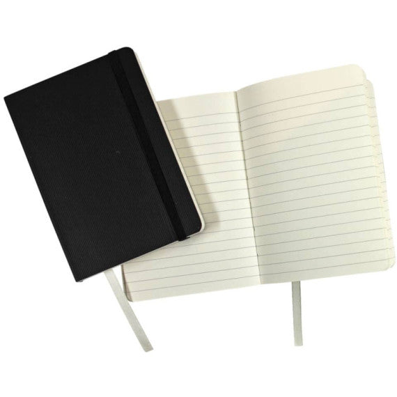 Taccuini Donau 95 ff righe A6 nero 1346101-01