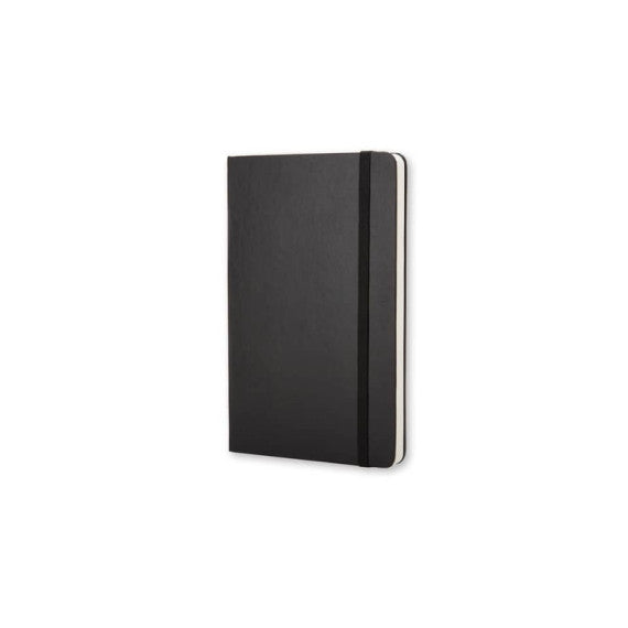 Taccuino a pagina bianca large 13x21 cm copertina rigida Moleskine nero QP062