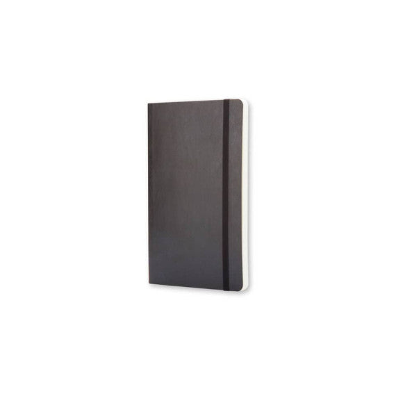 Taccuino a righe large 13x21 cm copertina morbida Moleskine nero QP616