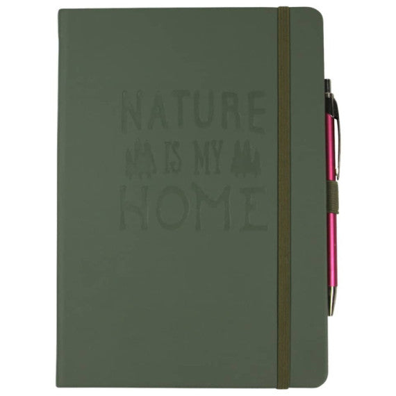 Taccuino con copertina impermeabile Donau Outdoor A5 120 g/m² verde oliva 330370011