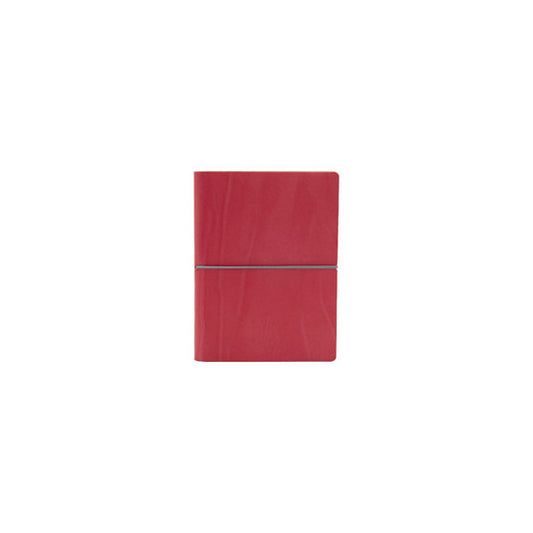 Taccuino Evo Ciak - 15 x 21 cm - fogli a righe - copertina rosso corallo - In Tempo