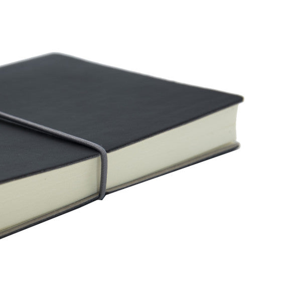 Taccuino Evo Ciak - 15 x 21 cm - fogli bianchi - copertina nero - In Tempo