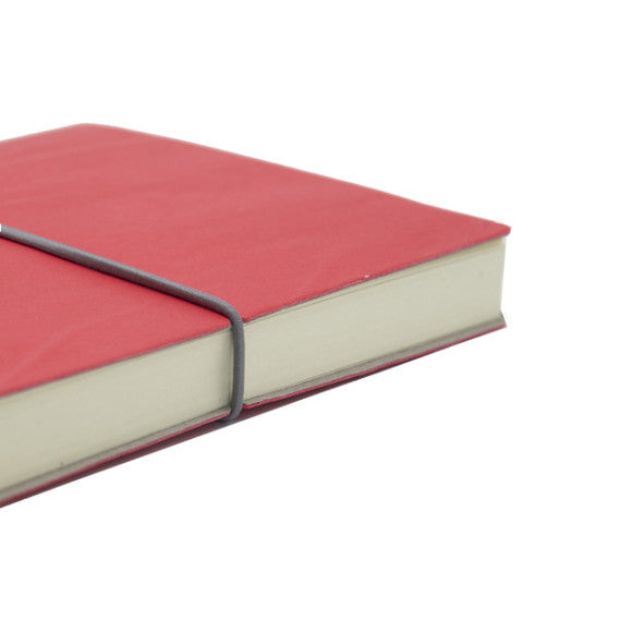 Taccuino Evo Ciak - 9 x 13 cm - fogli a righe - copertina rosso corallo - In Tempo