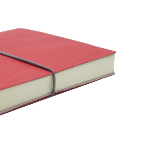 Taccuino Evo Ciak - 9 x 13 cm - fogli a righe - copertina rosso corallo - In Tempo