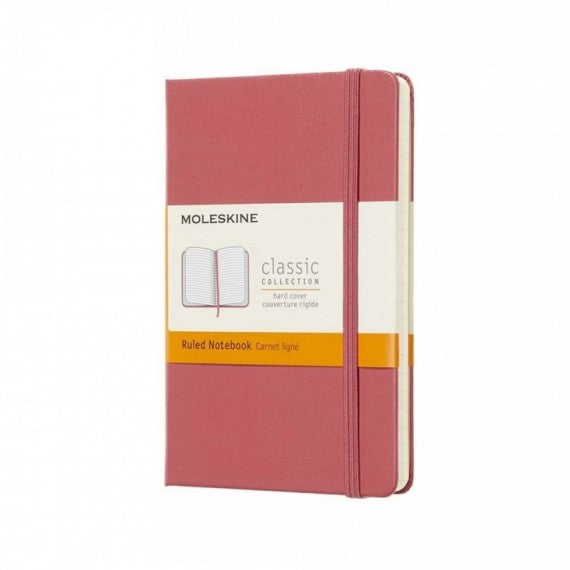 Taccuino Moleskine pocket a righe copertina rigida - rosa Daisy Pink