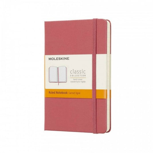 Taccuino Moleskine pocket a righe copertina rigida - rosa Daisy Pink