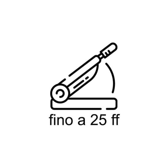 Taglierina a leva Dahle con pressino manuale luce 350-2,5 mm R000560