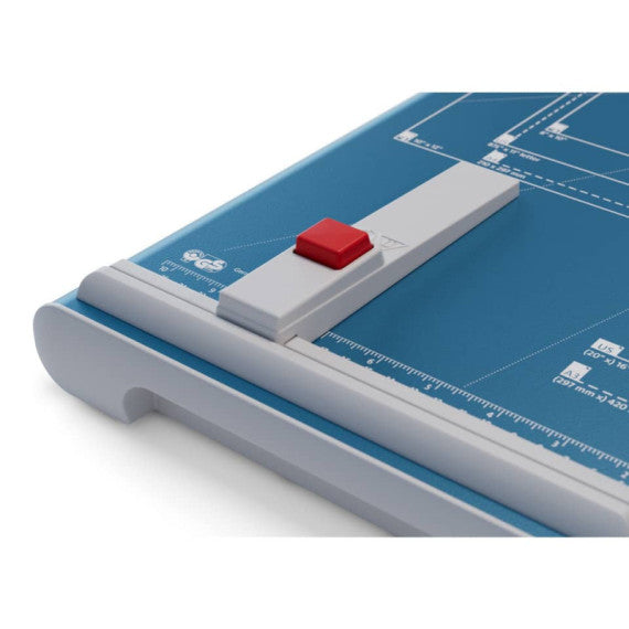 Taglierina a leva Dahle con pressino manuale luce 460-1,5 mm blu - R000534