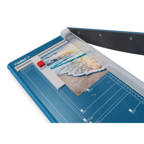 Taglierina a leva Dahle con pressino manuale luce 460-1,5 mm blu - R000534
