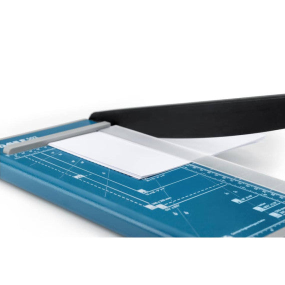 Taglierina a leva Dahle Hobby con pressino manuale max 8 fogli - luce 320-0,8 mm blu - R000502