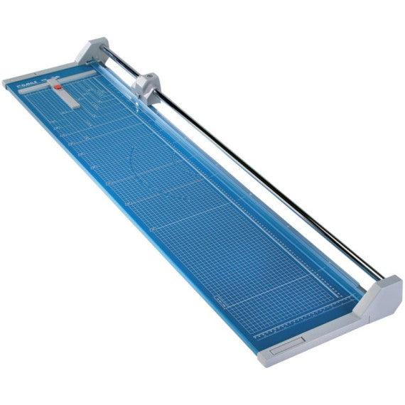 Taglierina a rullo Dahle di terza generazione con pressino automatico luce 1300-0,7 mm blu - R000558