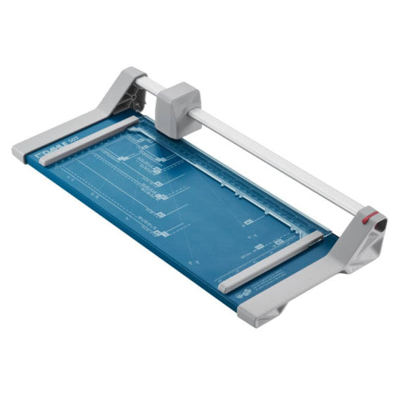 Taglierina a rullo Dahle Hobby pressino automatico max 8 fogli - luce 320-0,8 mm blu R000507