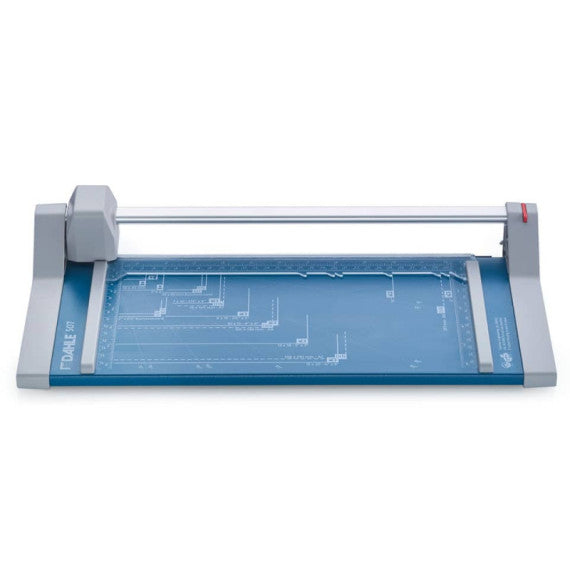 Taglierina a rullo Dahle Hobby pressino automatico max 8 fogli - luce 320-0,8 mm blu R000507