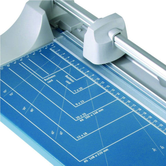 Taglierina a rullo Dahle Hobby pressino automatico max 8 fogli - luce 320-0,8 mm blu R000507