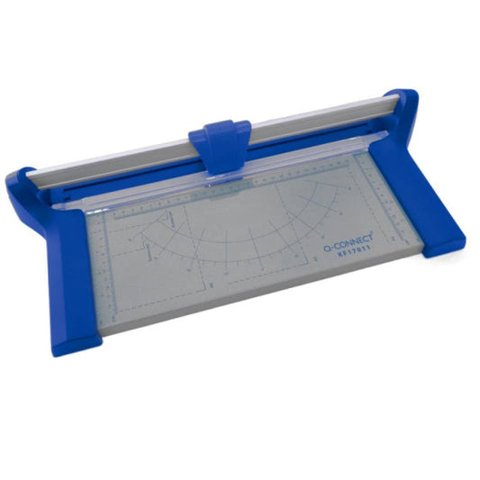Taglierina a rullo Q-Connect grigio/blu fino a 10 ff A4 KF17011