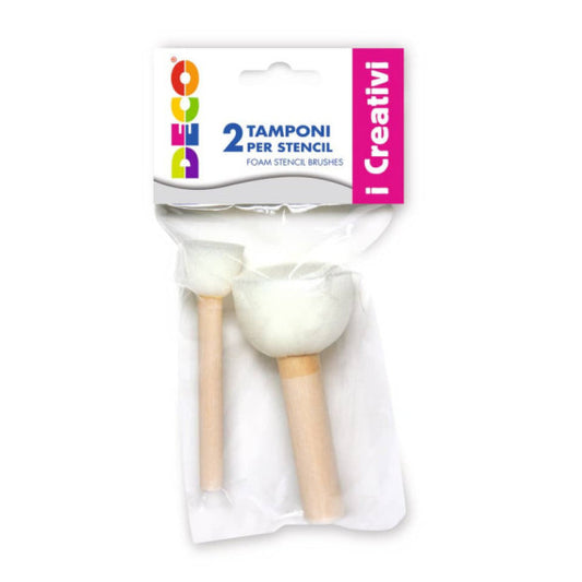 Tamponi per stencil CWR blister 2 pz in spugna 06830