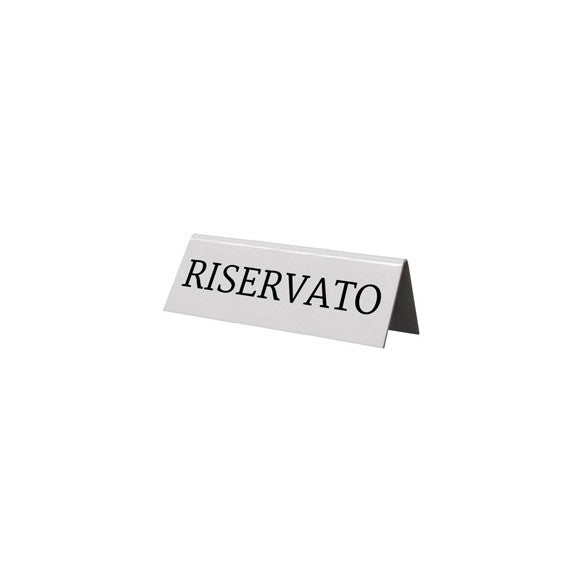 Targhetta RISERVATO per tavoli - Securit - set 5 pezzi