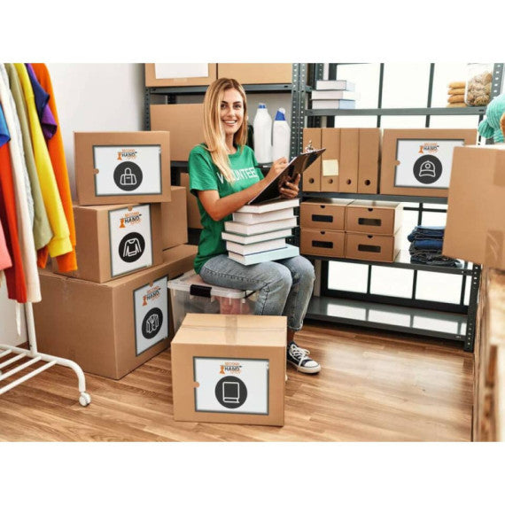 Tasca porta documenti adesiva Durable formato A4 grigio antracite in conf. 5 pz - 4006-58