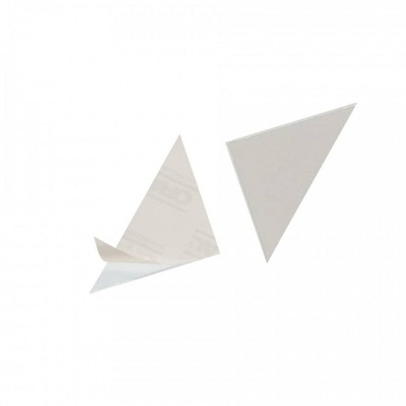 Tasche adesive DURABLE CORNERFIX® triangolari polipropilene trasparente 125x125mm  conf. 200 - 828219