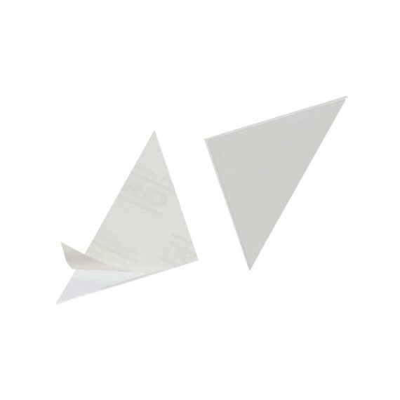 Tasche adesive DURABLE CORNERFIX® triangolari polipropilene trasparente 75x75mm  conf. 100 - 828119