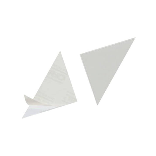 Tasche adesive DURABLE CORNERFIX® triangolari polipropilene trasparente 75x75mm  conf. 100 - 828119