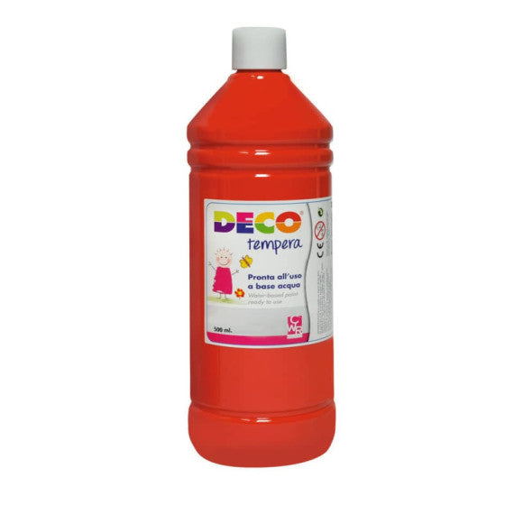 Tempera Deco Deco in flacone da 500 ml carminio PF550/06