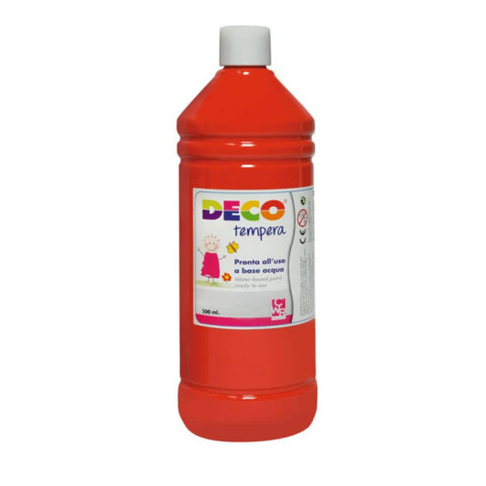 Tempera Deco Deco in flacone da 500 ml carminio PF550/06