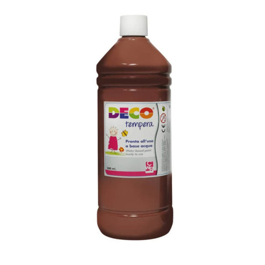 Tempera Deco Deco in flacone da 500 ml marrone PF550/28