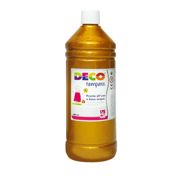 Tempera Deco Deco in flacone da 500 ml oro PF550/40