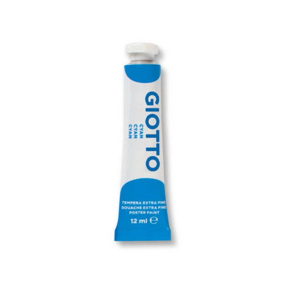 Tempera GIOTTO Extra 12 ml cyan  35201500