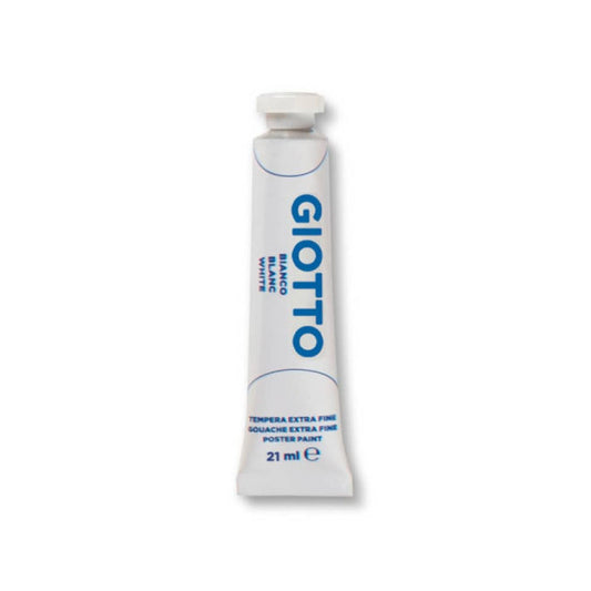 Tempera Giotto Extra ultrafine in tubetto 21 ml bianco - F35500100