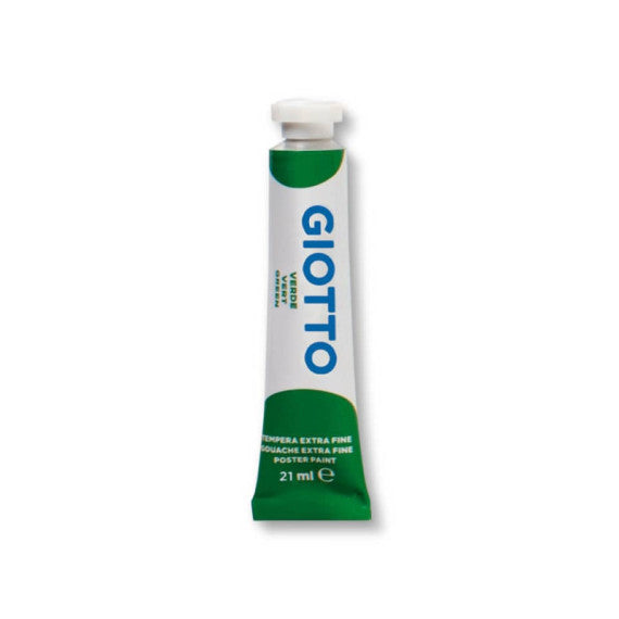 Tempera Giotto Extra ultrafine in tubetto 21 ml verde - F35501200