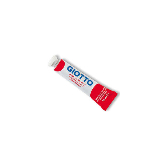 Tempera Tubo 4 - 12ml - rosso scarlatto - Giotto