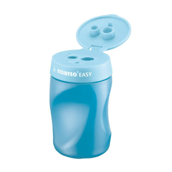 Temperamatite a 3 fori Stabilo Easy con serbatoio per destrimani - conf. 3 pezzi - 4502/2